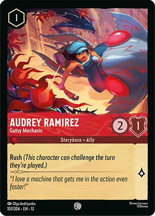 Audrey Ramirez - Gutsy Mechanic (107/204) - Wilds Unknown - for just $0.03! 