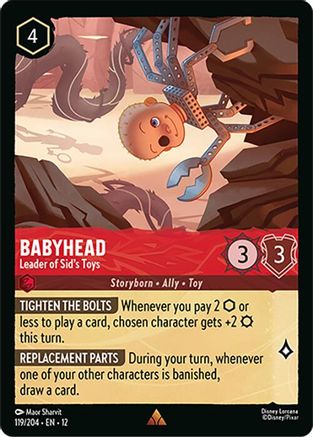 Babyhead - Leader of Sid's Toys (119/204) - Wilds Unknown - for just $0.12! 