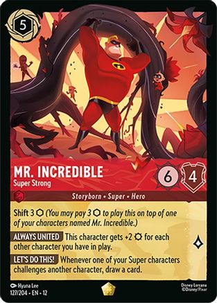 Mr. Incredible - Super Strong (127/204) - Wilds Unknown - for just $0.46! 