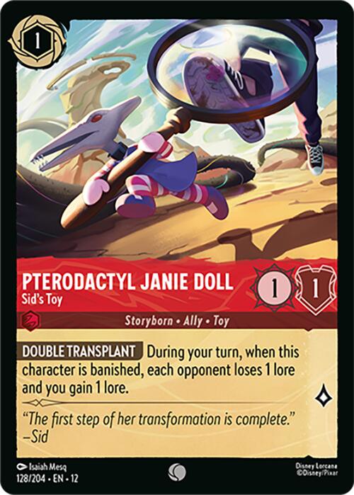 Pterodactyl Janie Doll - Sid's Toy (128/204) [Wilds Unknown] - for just $0.10! 