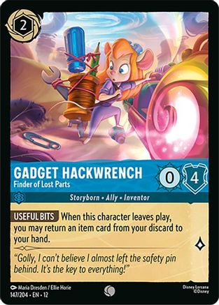 Gadget Hackwrench - Finder of Lost Parts (147/204) - Wilds Unknown - for just $0.03! 