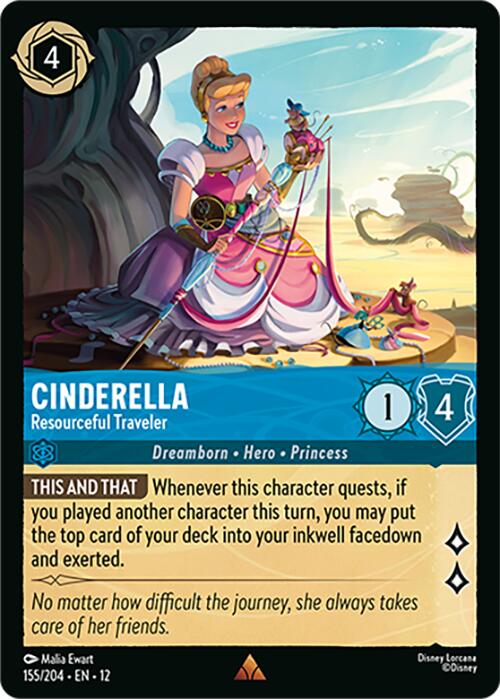 Cinderella - Resourceful Traveler (155/204) [Wilds Unknown] - for just $0.10! 