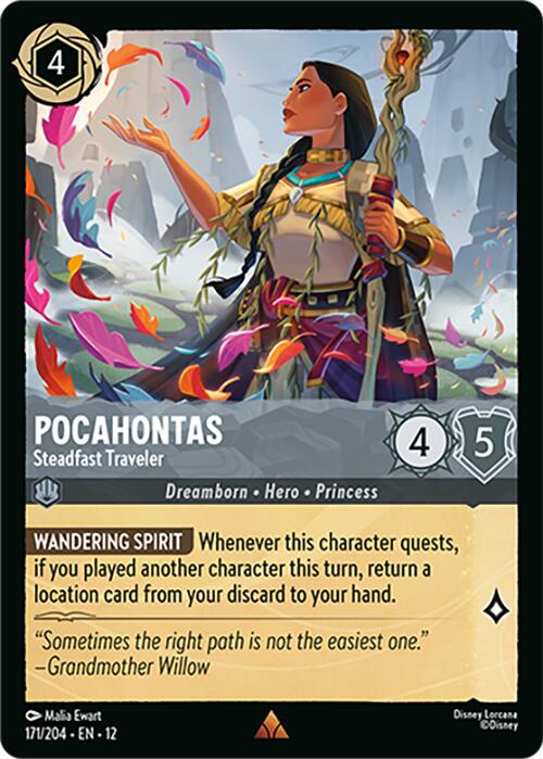 Pocahontas - Steadfast Traveler (171/204) [Wilds Unknown] - for just $0.10! 