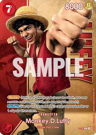 Monkey.D.Luffy - P-140 (Premium Card Collection -Live Action Edition Vol.2 Straw Hat Crew-) (P-140) - One Piece Promotion Cards Foil - for just $0! 