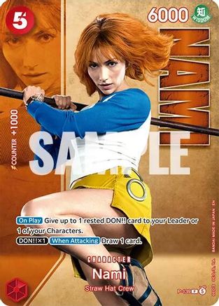 Nami - P-139 (Premium Card Collection -Live Action Edition Vol.2 Straw Hat Crew-) (P-139) - One Piece Promotion Cards Foil - for just $0! 