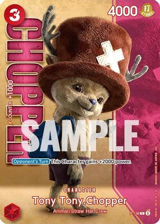 Tony Tony.Chopper - P-138 (Premium Card Collection -Live Action Edition Vol.2 Straw Hat Crew-) (P-138) - One Piece Promotion Cards Foil - for just $0! 