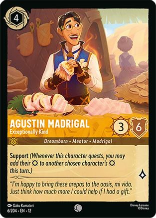 Agustin Madrigal - Exceptionally Kind (6/204) - Wilds Unknown Cold Foil - for just $0.06! 
