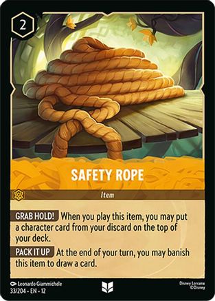 Safety Rope (33/204) - Wilds Unknown Cold Foil - for just $0.09! 