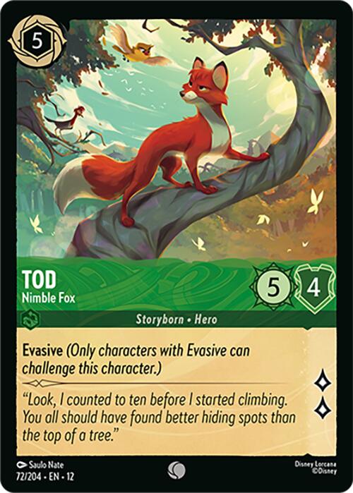 Tod - Nimble Fox (72/204) [Wilds Unknown] - for just $0.10! 