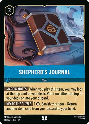 Shepherd's Journal (169/204) - Wilds Unknown Cold Foil - for just $0.06! 