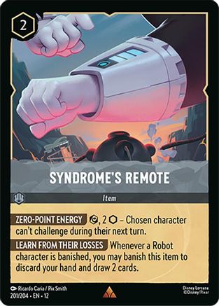 Syndrome's Remote (201/204) - Wilds Unknown Cold Foil - for just $0.12! 