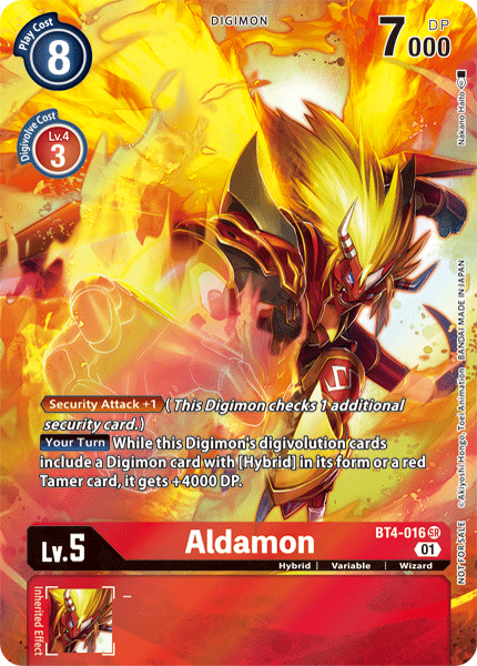 Aldamon [BT4-016] (1-Year Anniversary Box Topper) [Promotional Cards] - Just $0.45! Shop now at Retro Gaming of Denver