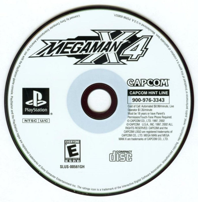 Mega Man X4 [Greatest Hits] – PlayStation 1 (PS1) - for just $0! 