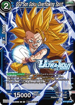 SS3 Son Goku, Overflowing Spirit (Event Pack 18) (BT11-050) [Tournament Promotion Cards] - for just $0.95! 
