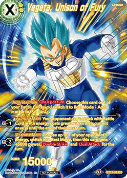 Vegeta, Unison of Fury (Premium Alt-Art Set 2026 Vol.1) (EX12-02) [Tournament Promotion Cards] - for just $11.25! 