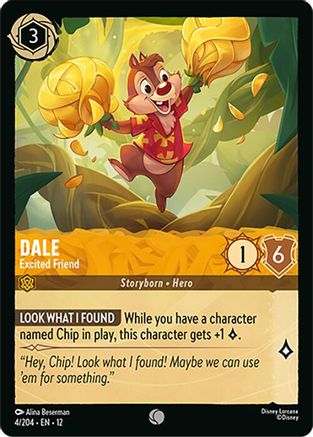 Dale - Excited Friend (4/204) - Wilds Unknown Cold Foil - for just $0.07! 