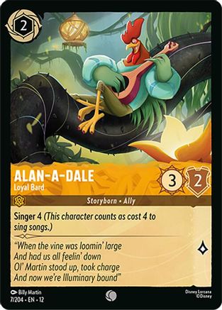 Alan-a-Dale - Loyal Bard (7/204) - Wilds Unknown - for just $0.01! 