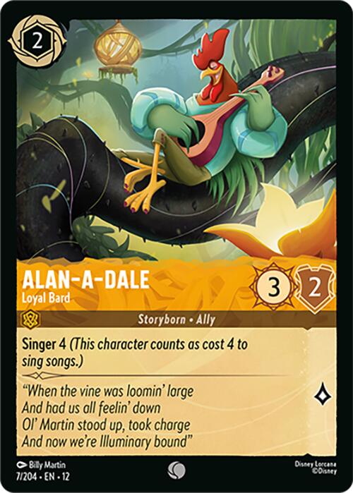 Alan-a-Dale - Loyal Bard (7/204) [Wilds Unknown] - for just $0.10! 