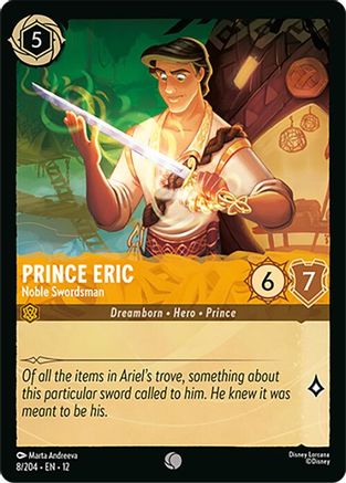 Prince Eric - Noble Swordsman (8/204) - Wilds Unknown Cold Foil - for just $0.05! 