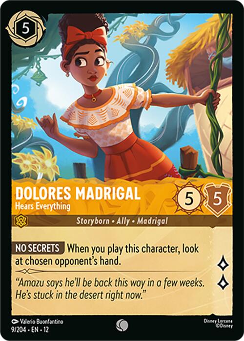 Dolores Madrigal - Hears Everything (9/204) [Wilds Unknown] - for just $0.10! 