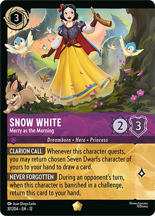 Snow White - Merry as the Morning (Foil) (37/204) [Wilds Unknown] - for just $4.85! 