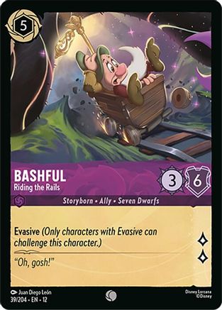 Bashful - Riding the Rails (39/204) - Wilds Unknown - for just $0.02! 