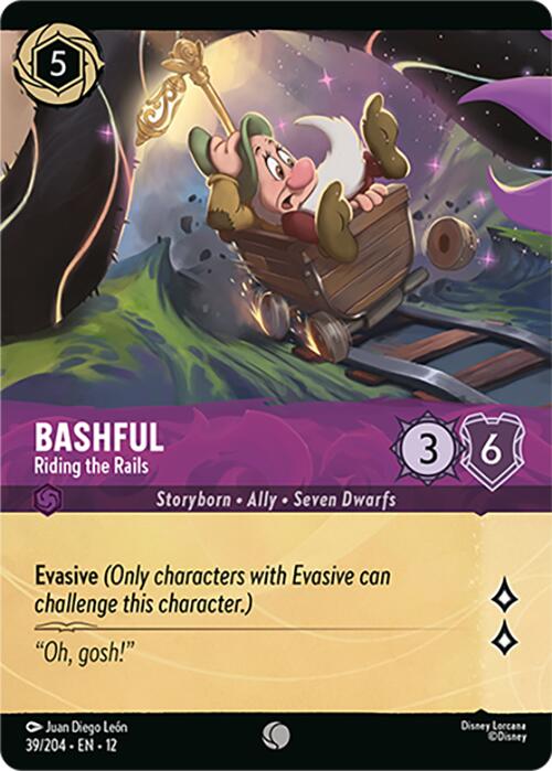 Bashful - Riding the Rails (Foil) (39/204) [Wilds Unknown] - for just $0.20! 