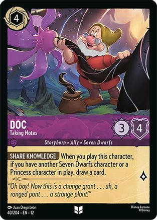 Doc - Taking Notes (40/204) - Wilds Unknown - for just $0.03! 