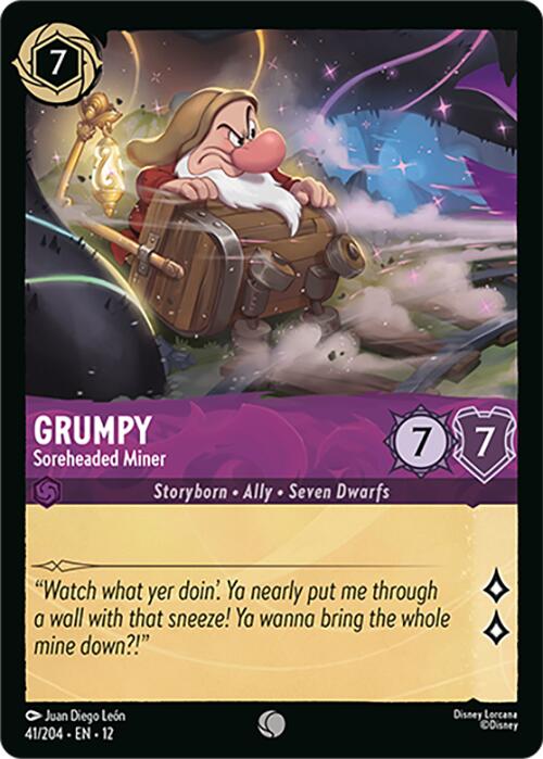 Grumpy - Soreheaded Miner (41/204) [Wilds Unknown] - for just $0.10! 