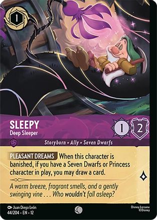 Sleepy - Deep Sleeper (Foil) (44/204) - Wilds Unknown Cold Foil - for just $0.76! 