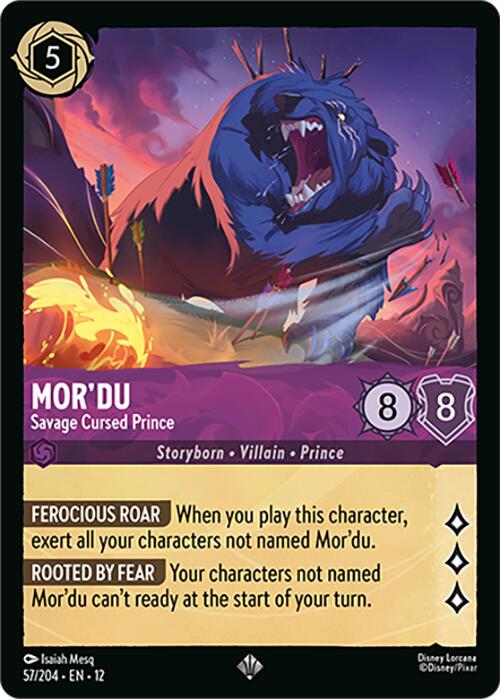 Mor'du - Savage Cursed Prince (57/204) [Wilds Unknown] - for just $0.10! 