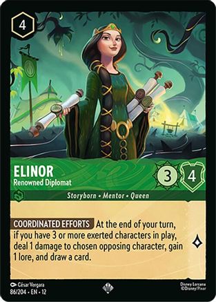 Elinor - Renowned Diplomat (86/204) - Wilds Unknown - for just $0.11! 