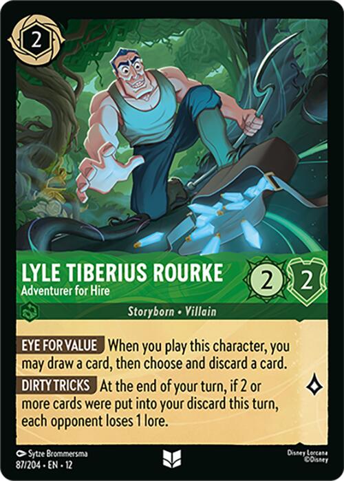 Lyle Tiberius Rourke - Adventurer for Hire (87/204) [Wilds Unknown] - for just $0.10! 
