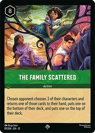 The Family Scattered (97/204) - Wilds Unknown Cold Foil - for just $0.08! 