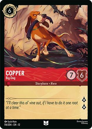Copper - Big Dog (116/204) - Wilds Unknown - for just $0.03! 