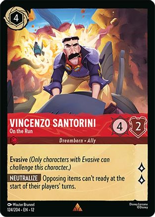 Vincenzo Santorini - On the Run (124/204) - Wilds Unknown Cold Foil - for just $0.09! 