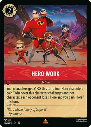 Hero Work (132/204) - Wilds Unknown - for just $0.06! 