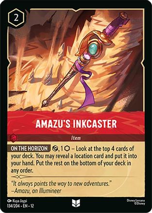 Amazu's Inkcaster (134/204) - Wilds Unknown - for just $0.03! 
