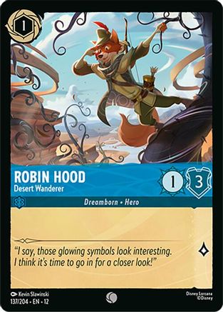 Robin Hood - Desert Wanderer (137/204) - Wilds Unknown Cold Foil - for just $0.18! 