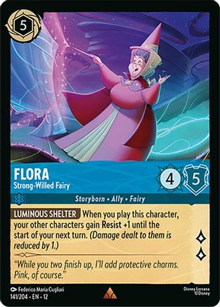Flora - Strong-Willed Fairy (141/204) - Wilds Unknown - for just $0.08! 