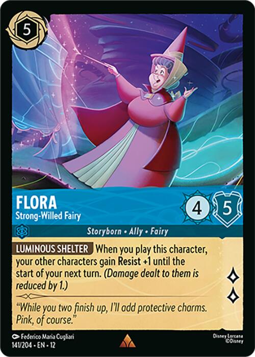 Flora - Strong-Willed Fairy (141/204) [Wilds Unknown] - for just $0.10! 
