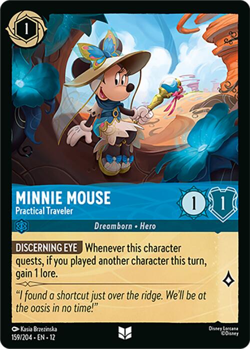 Minnie Mouse - Practical Traveler (159/204) [Wilds Unknown] - for just $0.10! 