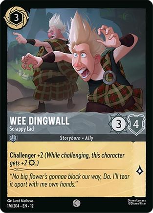 Wee Dingwall - Scrappy Lad (176/204) - Wilds Unknown - for just $0.02! 