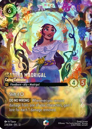 Isabela Madrigal - Caring Cultivator (Enchanted) (224/204) - Wilds Unknown Holofoil - for just $20.46! 
