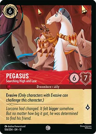 Pegasus - Searching High and Low (Foil) (106/204) - Wilds Unknown Cold Foil - for just $0.11! 