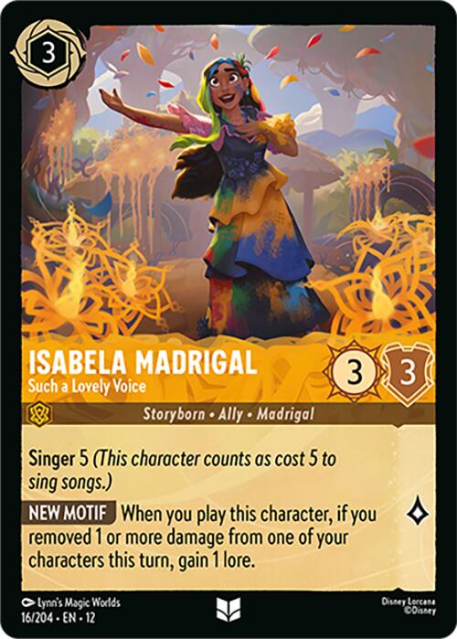 Isabela Madrigal - Such a Lovely Voice (16/204) [Wilds Unknown] - for just $0.10! 