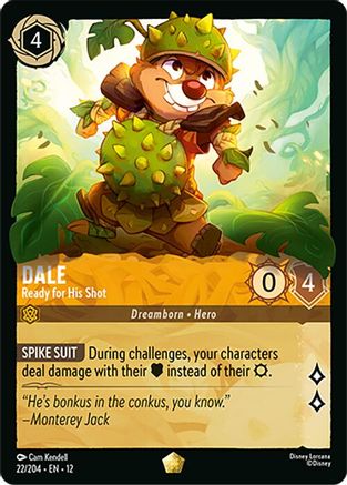 Dale - Ready for His Shot (22/204) - Wilds Unknown Cold Foil - for just $5.57! 
