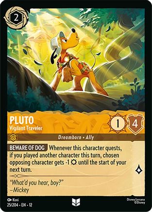Pluto - Vigilant Traveler (25/204) - Wilds Unknown Cold Foil - for just $0.11! 