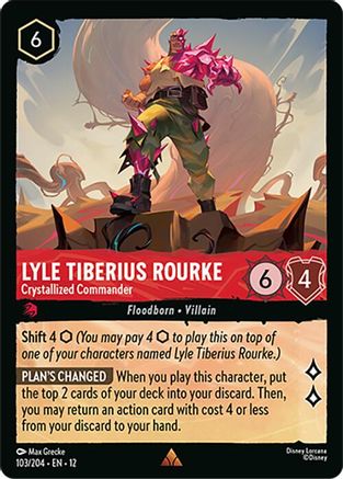 Lyle Tiberius Rourke - Crystallized Commander (103/204) - Wilds Unknown - for just $0.06! 