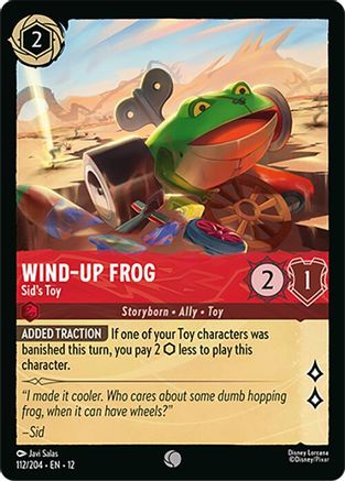 Wind-Up Frog - Sid's Toy (112/204) - Wilds Unknown - for just $0.08! 